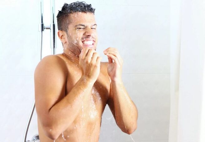 Contrast shower