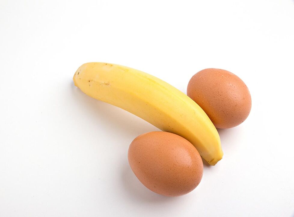 chicken eggs and banana to increase potency